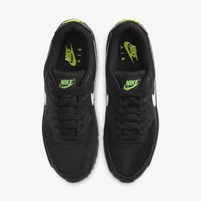 Air max 90 black/volt/light smoke cheap grey